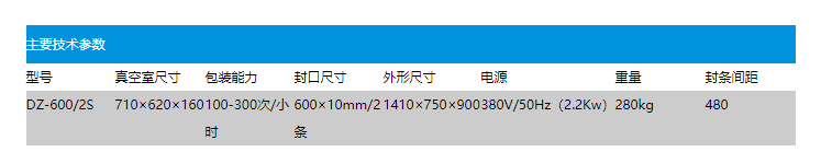 DZ600.2s自動真空包裝機(jī)(圖2)
